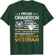 Proud Grandson Of A Vietnam Veteran Patriotic US Army Vet T-Shirt - T-Shirt | Forest