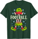 Football Elf Matching Family Group Christmas Party T-Shirt - T-Shirt | Forest