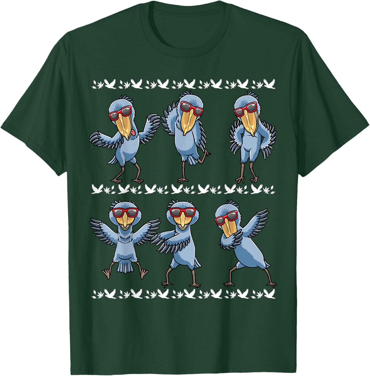 Schuhschnabel Bird Dancing Dancer Bird Lover T-Shirt - T-Shirt | Forest
