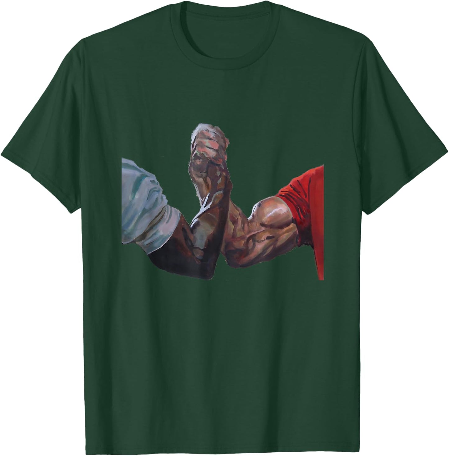 Epic Handshake Gym T-Shirt - T-Shirt | Forest