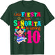 Let's Fiesta this Senorita is turning 10 Mexican Birthday T-Shirt - T-Shirt | Forest