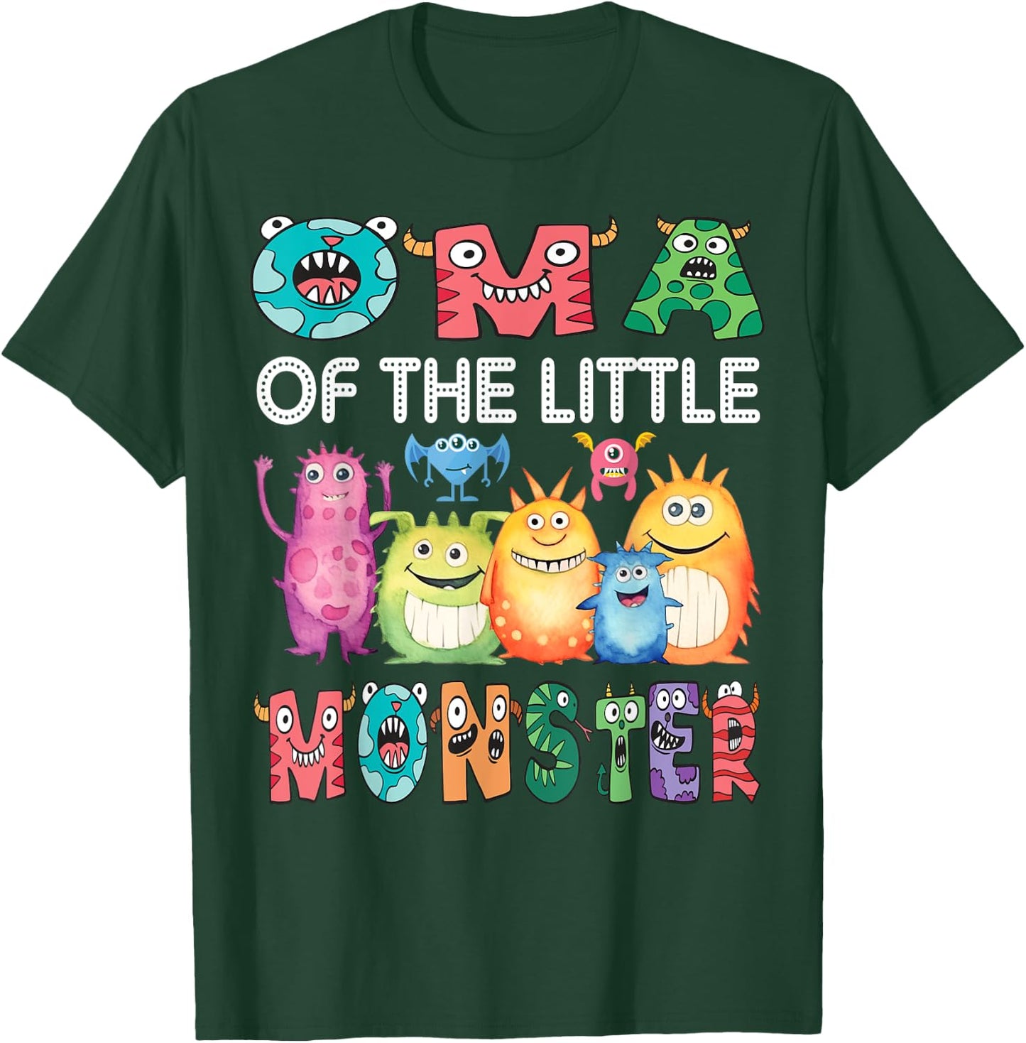 Oma Of The Little Monster Kids 1St Birthday Party T-Shirt - T-Shirt | Forest