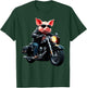 Funny Motorcycles Pig Biker Motorcycling Riding Lover T-Shirt - T-Shirt | Forest