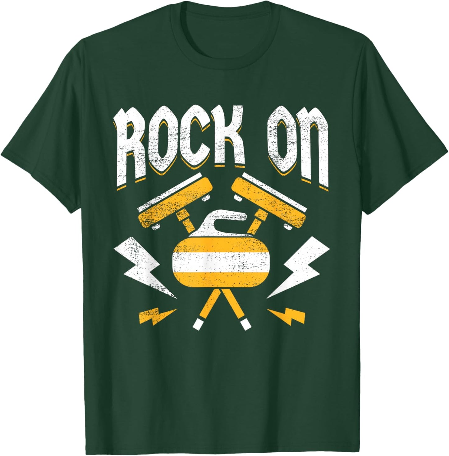 Curling Rock I Curler Saying I Curling Player T-Shirt - T-Shirt | Forest