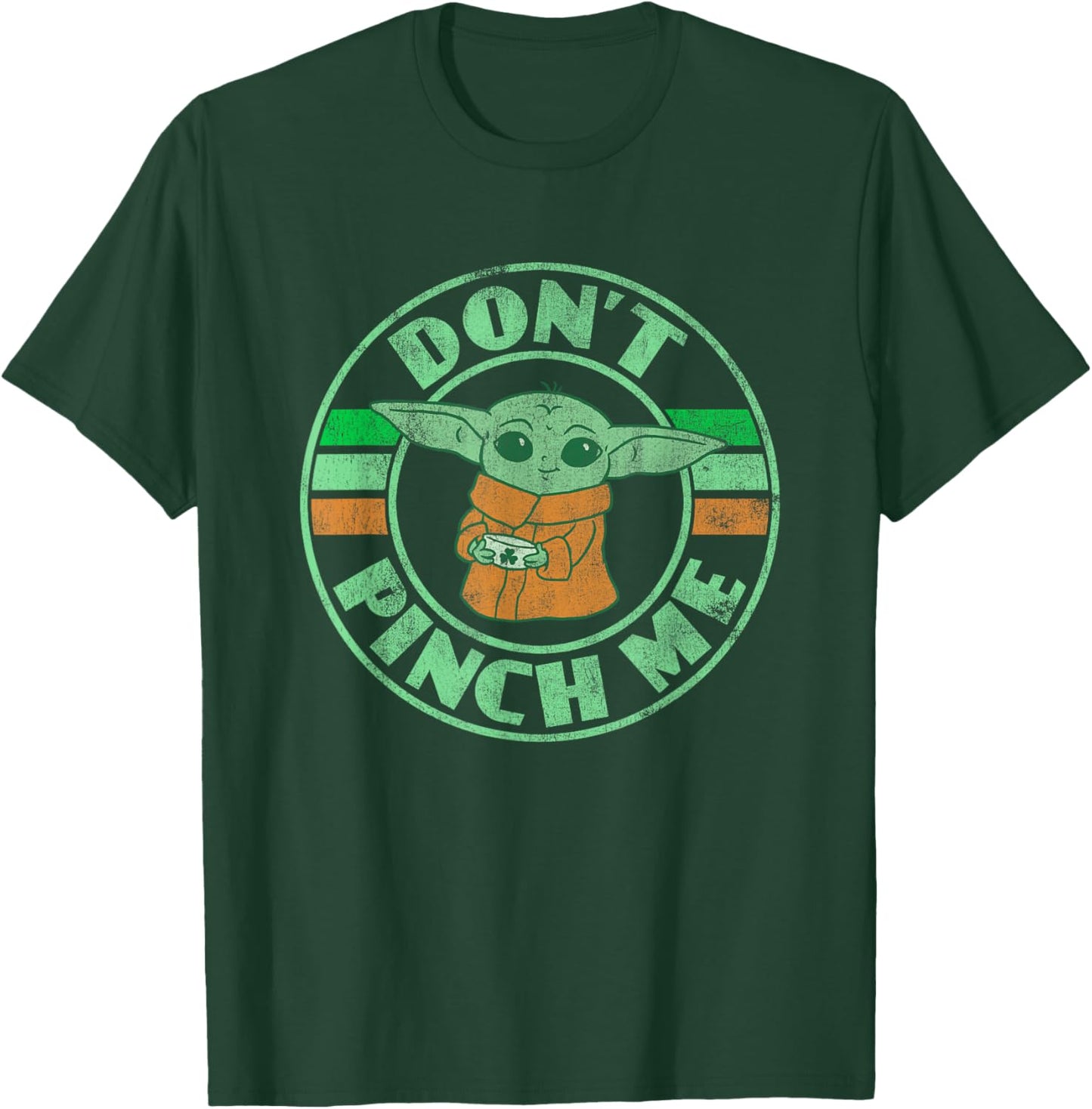 Star Wars The Mandalorian St Patrick's Day Grogu Don't Pinch T-Shirt - T-Shirt | Forest