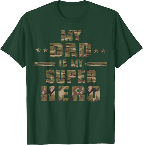 My Dad Is My Super Hero Daddy Pa Fathers Day