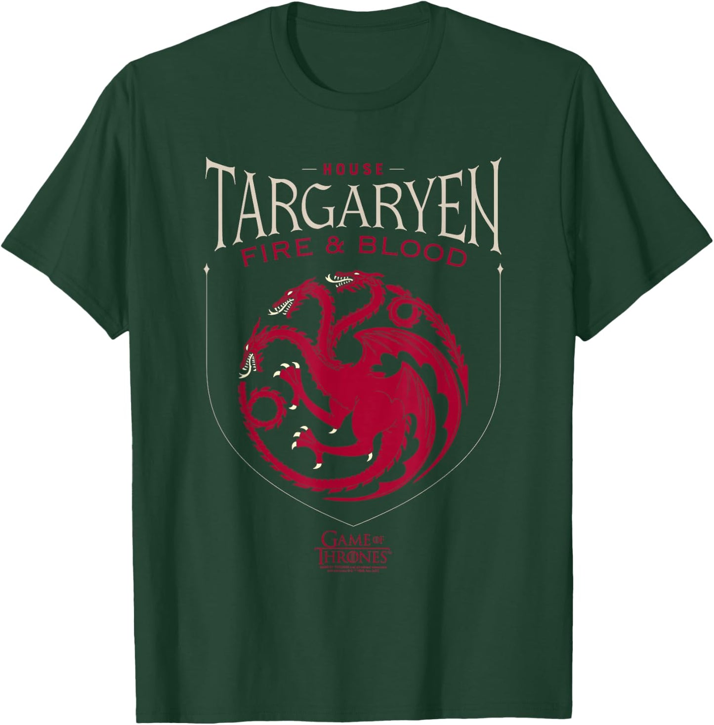 Game of Thrones House Targaryen Sigil T-Shirt - T-Shirt | Forest
