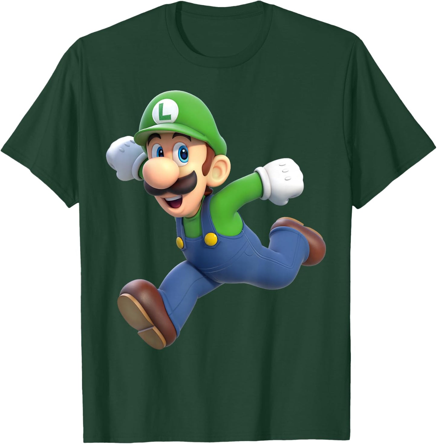 Super Mario Luigi 3D Poster T-Shirt - T-Shirt | Forest