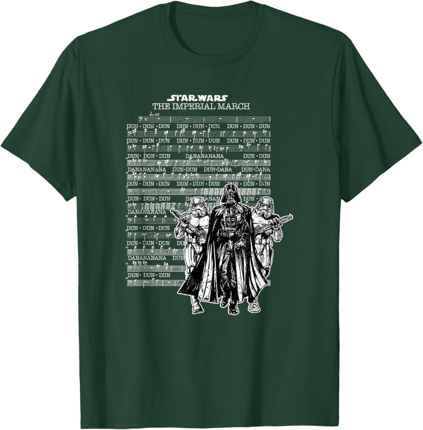 Star Wars Classic Imperial March Partitures Group Shot V2 T-Shirt - T-Shirt | Forest