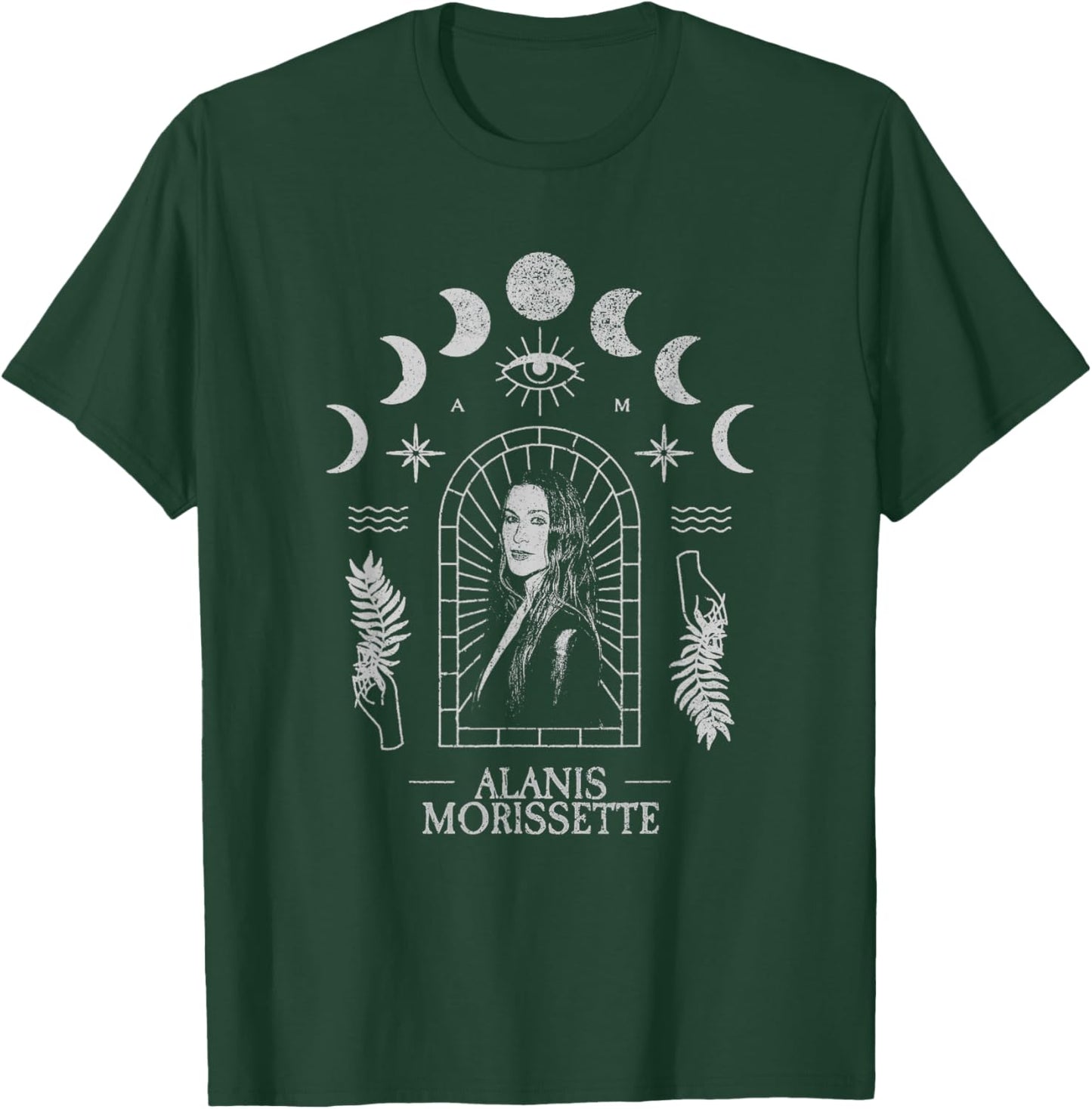 Alanis Morissette - Moon , Black, S T-Shirt - T-Shirt | Forest