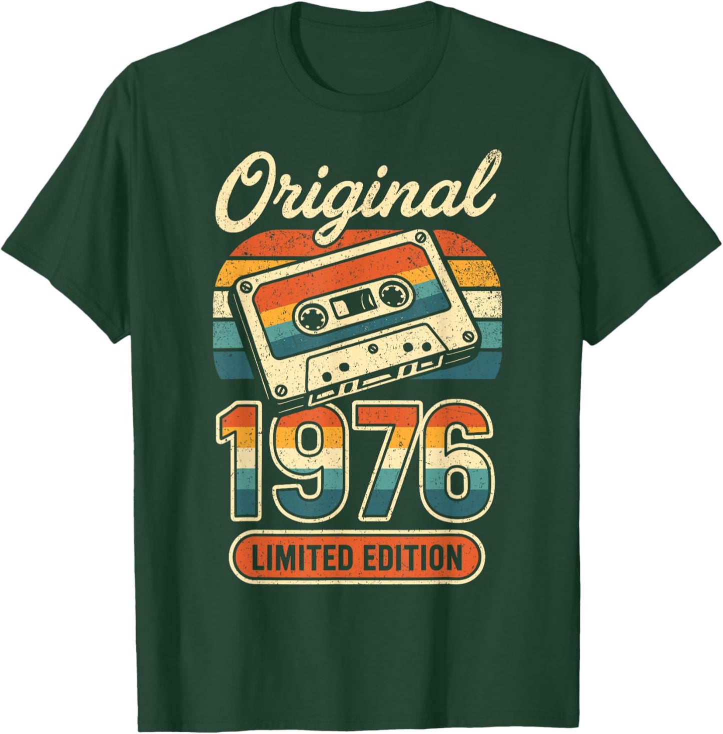 50th Birthday Man Woman 50 Years Decoration 1976 Gift Funny T-Shirt - T-Shirt | Forest