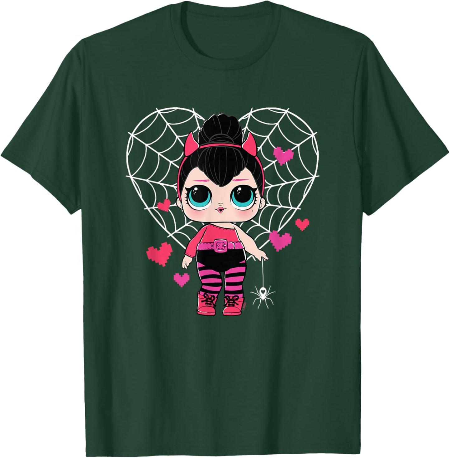 LOL Surprise! - Spice Halloween Spider Web with Hearts T-Shirt - T-Shirt | Forest