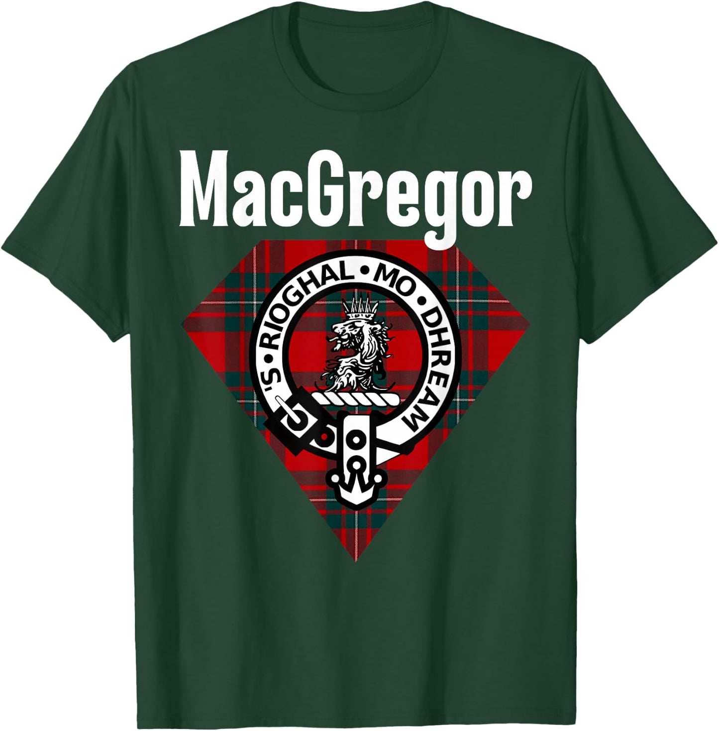 MacGregor Clan Scottish Name Coat Of Arms Tartan T-Shirt - T-Shirt | Forest