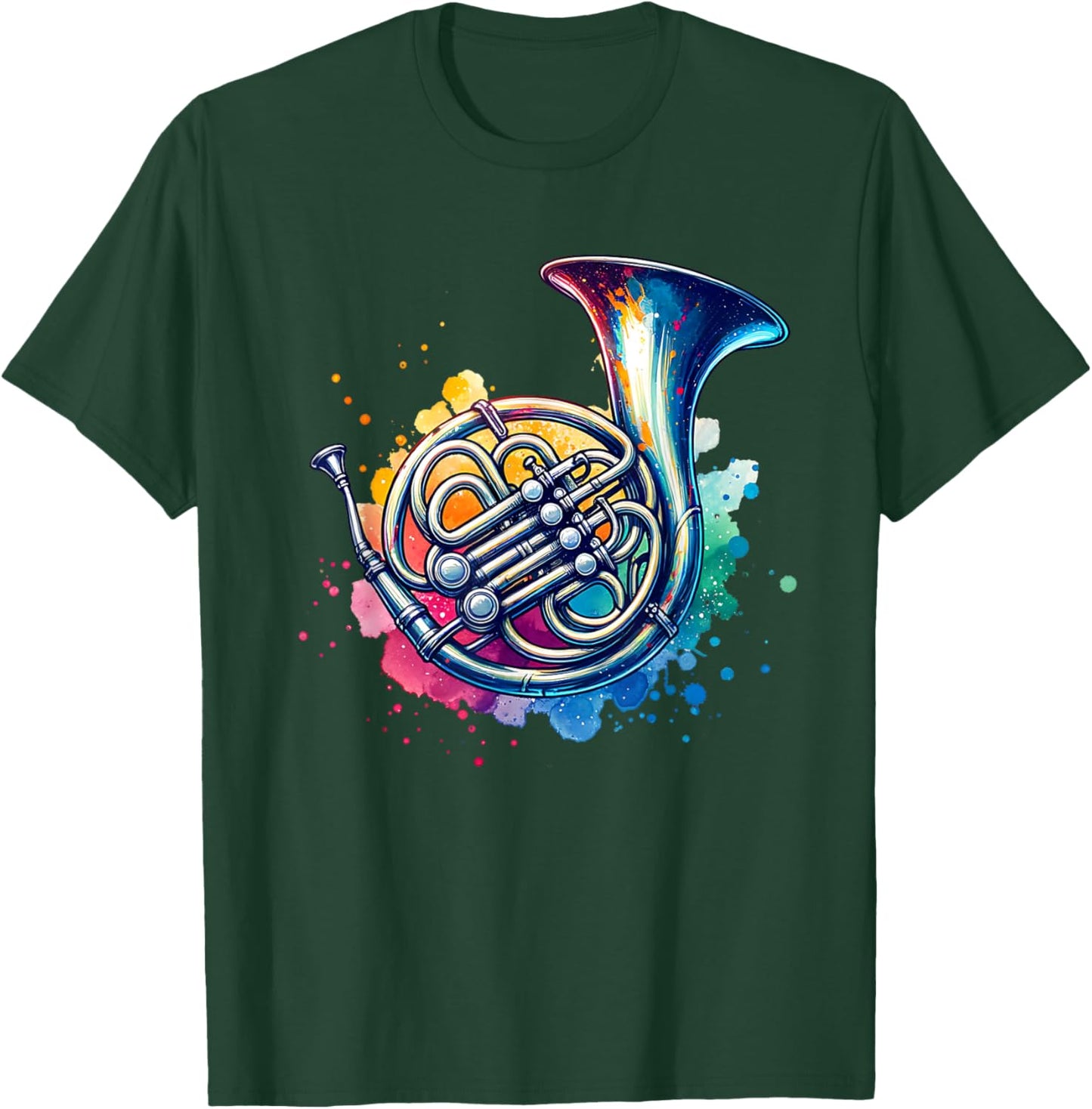 Buntes Waldhorn T-Shirt - T-Shirt | Forest