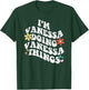 Personalized Name Mothers Day outfit Retro Groovy I'm VANESSA Doing VANESSA Things Funny Mother's T-Shirt - T-Shirt | Forest