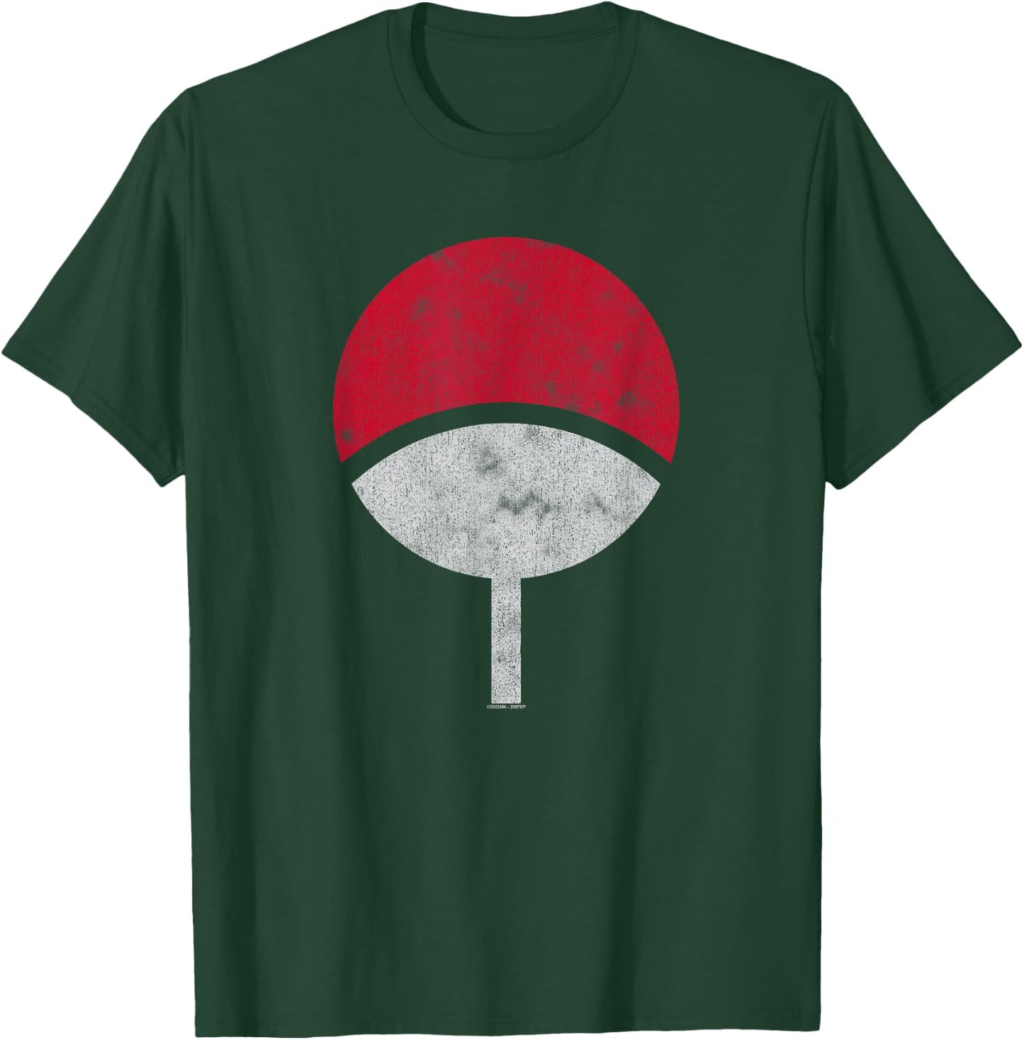 Naruto Shippuden Sasuke Uchiha Symbol Desperate T-Shirt - T-Shirt | Forest