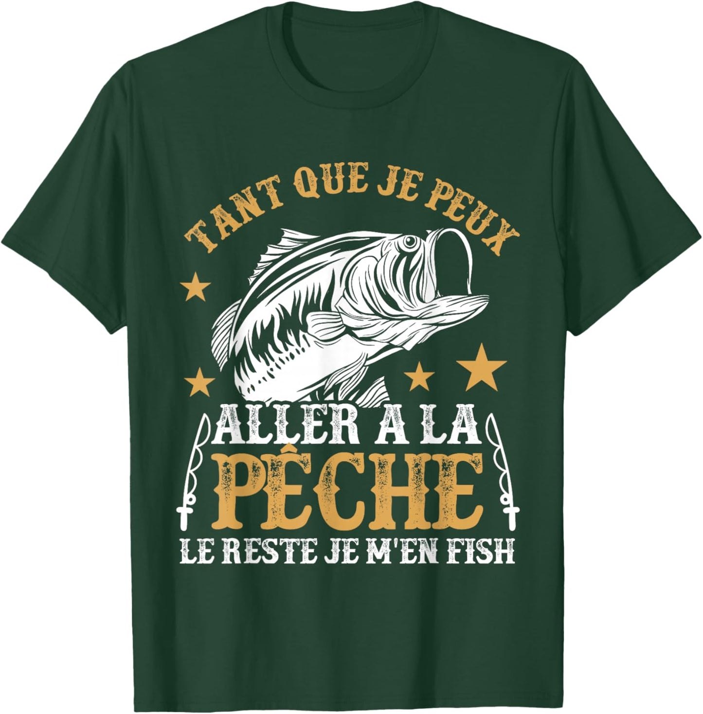 Funny Fisherman Shirt Fish Fishing Humor Fisherman , Black, S T-Shirt - T-Shirt | Forest