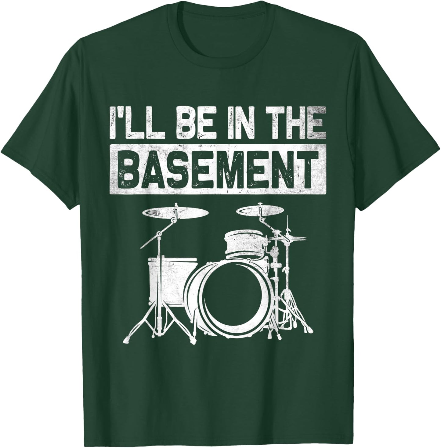 Funny Drummer Art Drum Set Drumming Lovers Women T-Shirt - T-Shirt | Forest