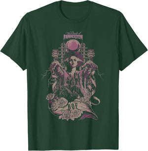 Universal Monsters Bride Of Frankenstein Vintage T-Shirt - T-Shirt | Forest