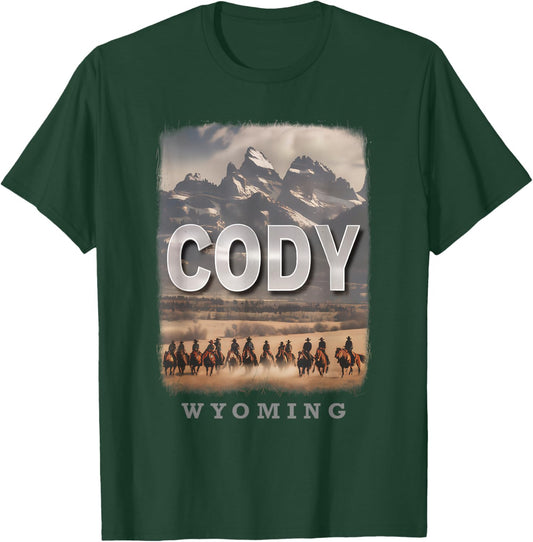 Cody Wyoming WY Wild West Adventure SD210 T-Shirt - T-Shirt | Forest