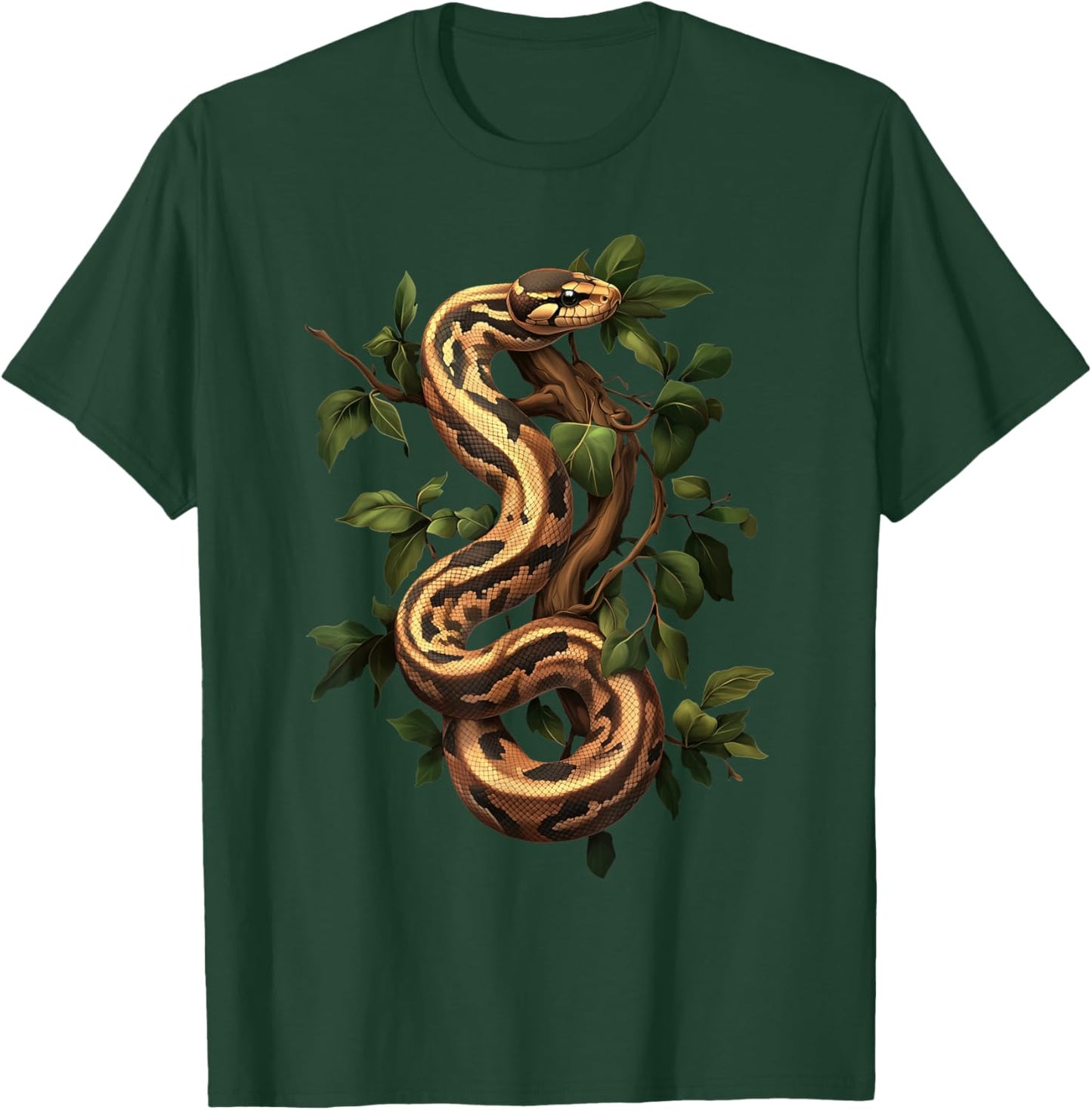 Ball Python Lover Reptile Keeper Pet Owner Snake T-Shirt - T-Shirt | Forest