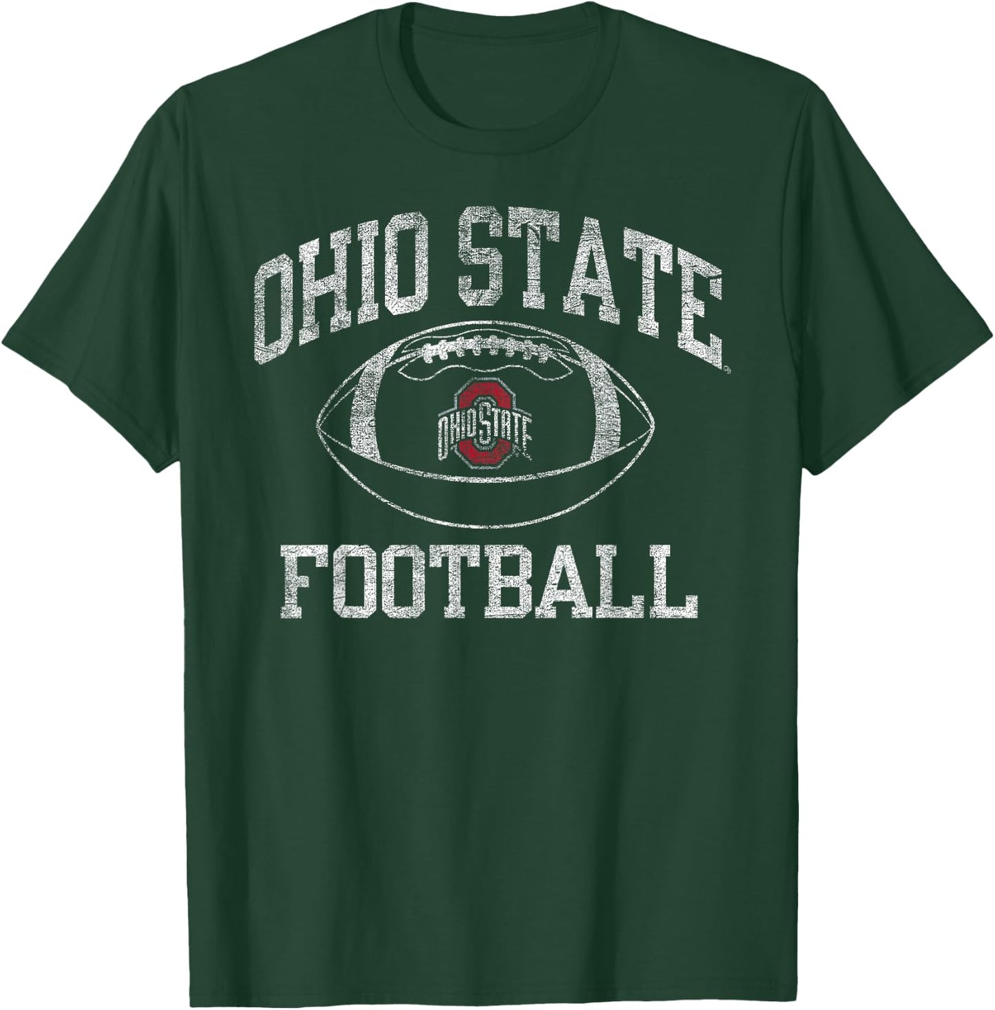Ohio State Buckeyes Football Intensity Black T-Shirt - T-Shirt | Forest