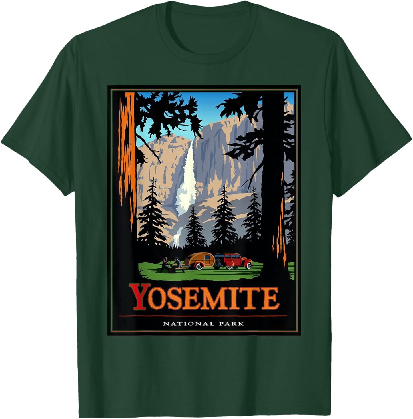 Yosemite Shirt Vintage National Park T-Shirt - T-Shirt | Forest