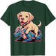 Cute Labrador Riding Dragon T-Shirt - T-Shirt | Forest