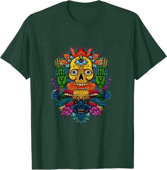 Awesome Ayahuasca Lover DMT Designs - Shaman Style T-Shirt - T-Shirt | Forest