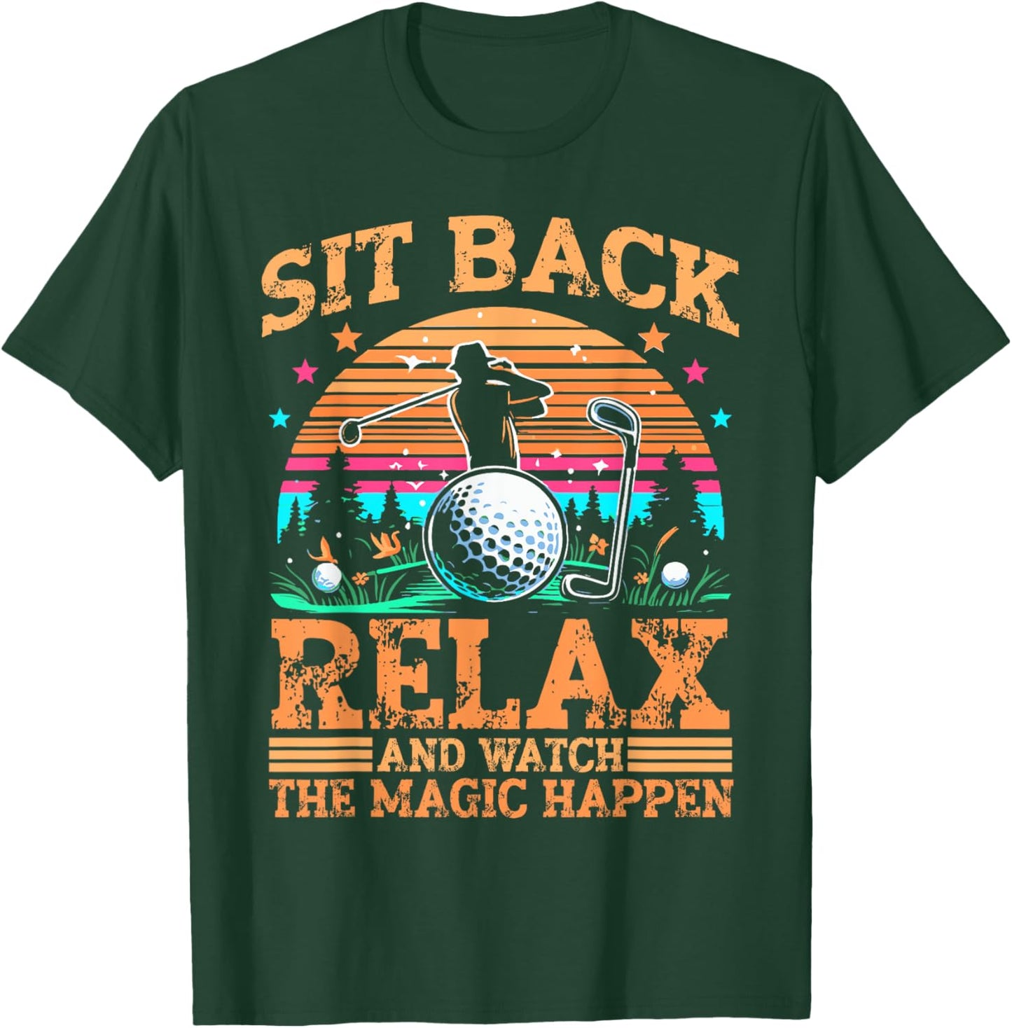 Funny Golf Player T-Shirt - T-Shirt | Forest