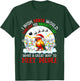Wish Santa Publish Naughty List Proud Way Xmas Sun Conure T-Shirt - T-Shirt | Forest