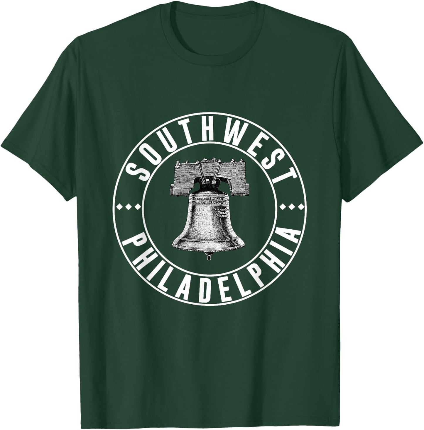 Southwest Philly Neighborhood Philadelphia Liberty Bell T-Shirt - T-Shirt | Forest