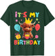 It's My Birthday Boy Girl Kid Cute Highland Cow Birthday T-Shirt - T-Shirt | Forest
