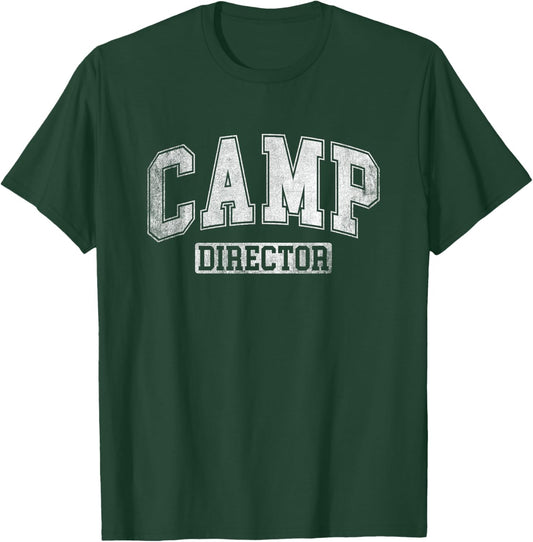 Camp Director Counselor Funny Camping Design Men T-Shirt - T-Shirt | Forest