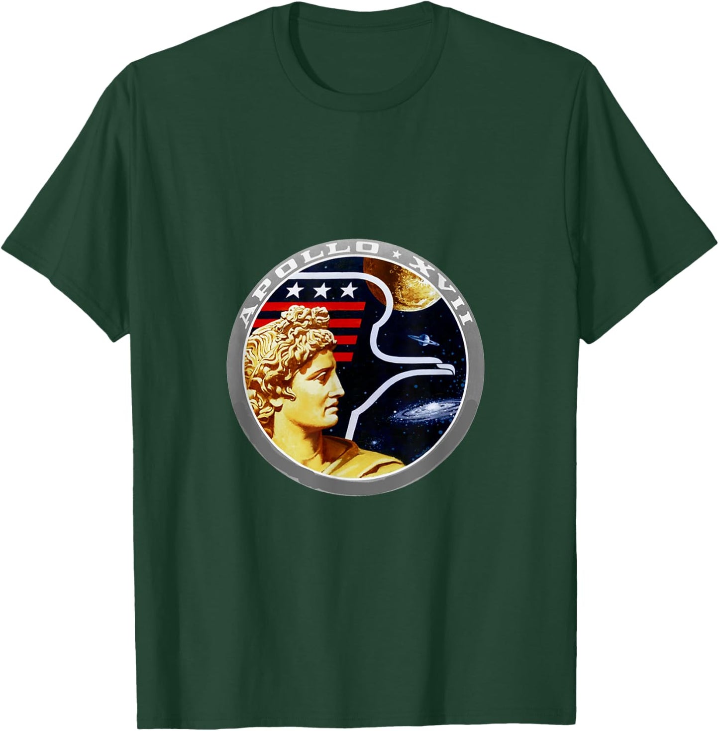 NASA Apollo 17 Apollo's 50th Anniversary T-Shirt - T-Shirt | Forest