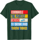 Cornhole Perfect Excuse Bean Bag Player Funny Cornhole T-Shirt - T-Shirt | Forest