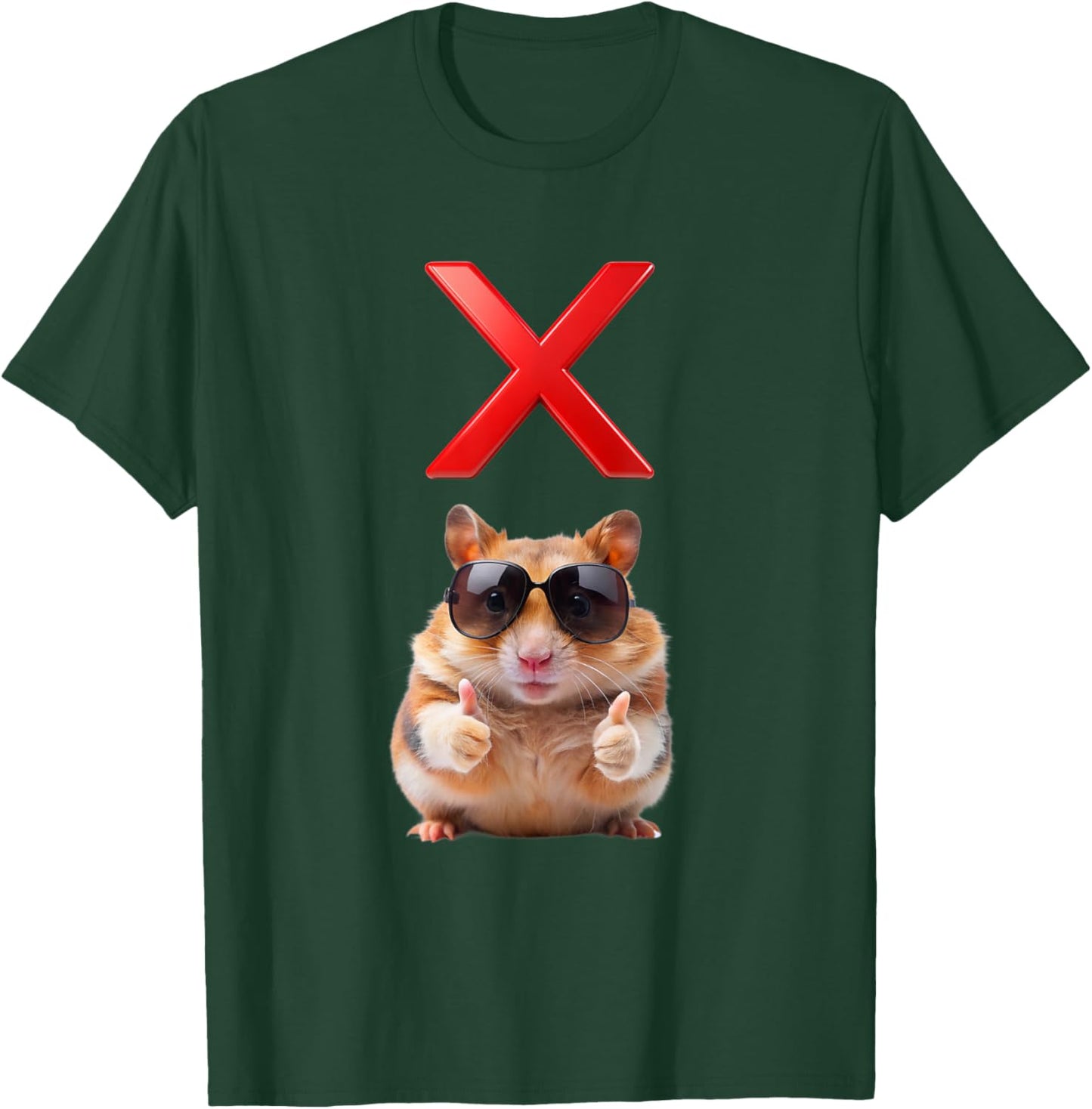 X Hamster für Leute die Witzig sind und gerne Lachen T-Shirt - T-Shirt | Forest