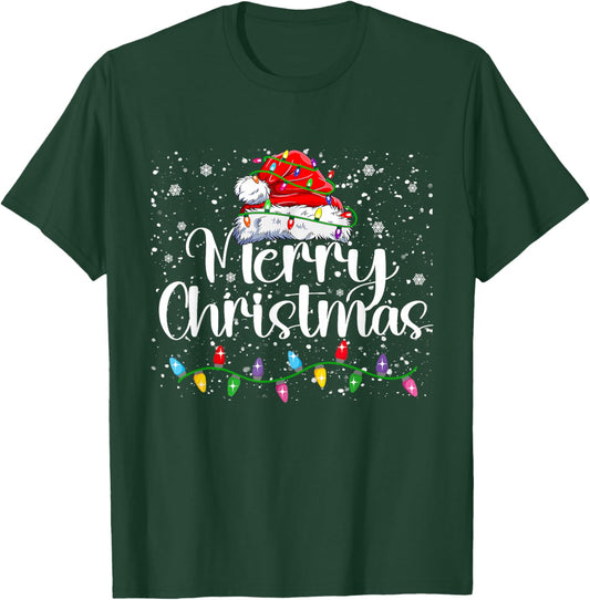 Merry Christmas Family Funny Christmas Women Men Xmas Kids T-Shirt - T-Shirt | Forest