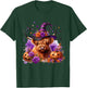 Halloween Highland Cow Pumpkin Witchy Bat T-Shirt - T-Shirt | Forest