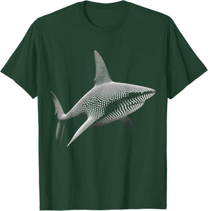 Shark Pixel Graphic Animal Art Shark T-Shirt - T-Shirt | Forest