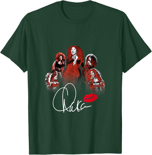 Chaka Khan - Lips 50 T-Shirt - T-Shirt | Forest