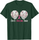 Save 2nd Second-Base Baseball Player Breast Cancer Awareness T-Shirt - T-Shirt | Forest