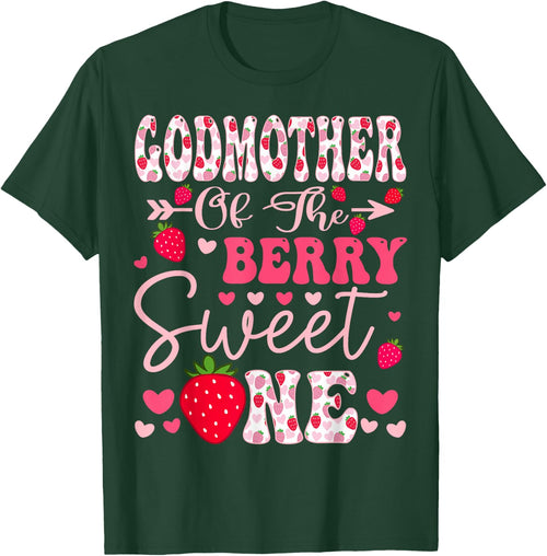 GodMother Of The Berry Sweet One Strawberry 1St Birthday