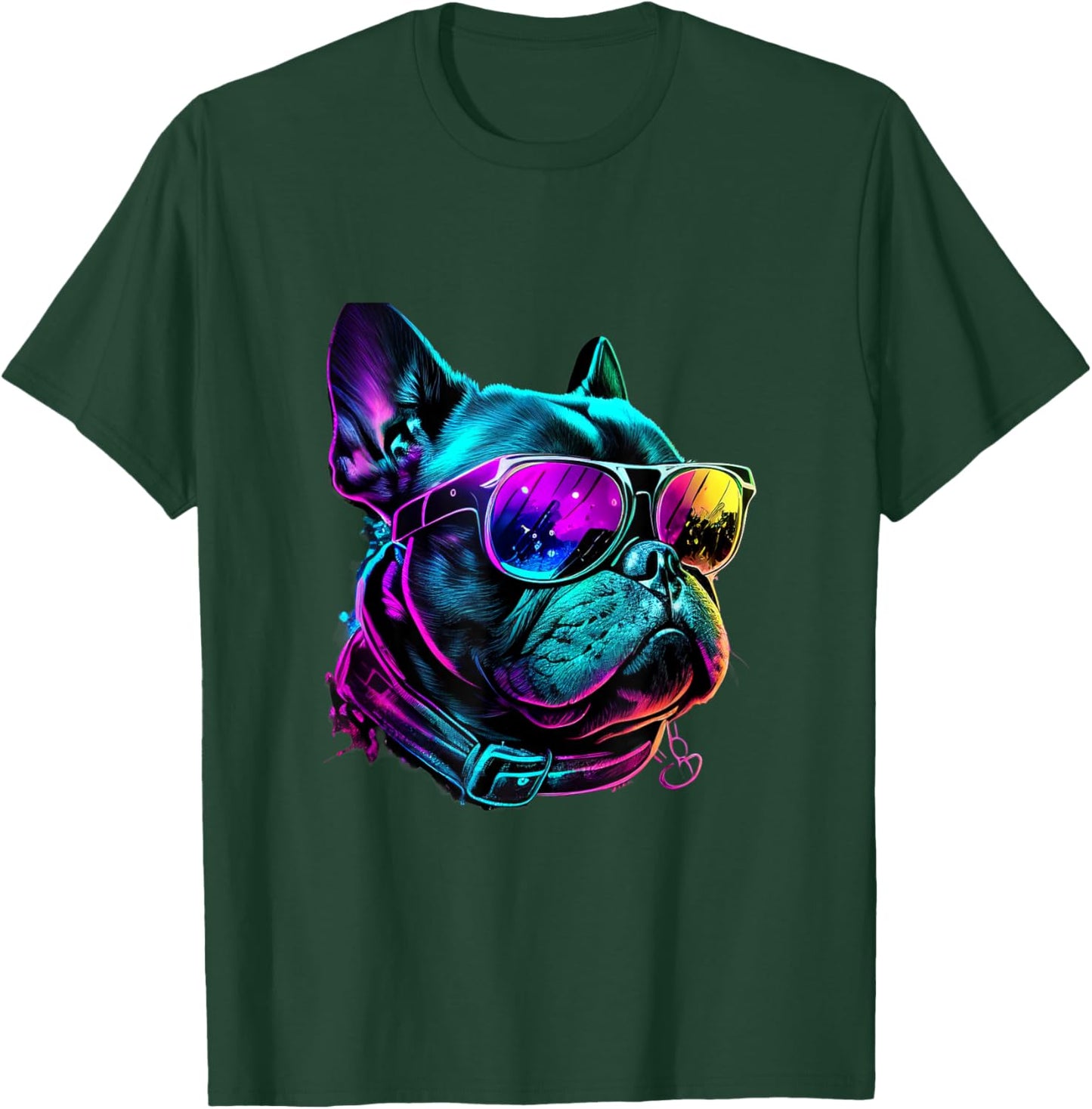 French Bulldog Dogs French Bulldogs T-Shirt - T-Shirt | Forest