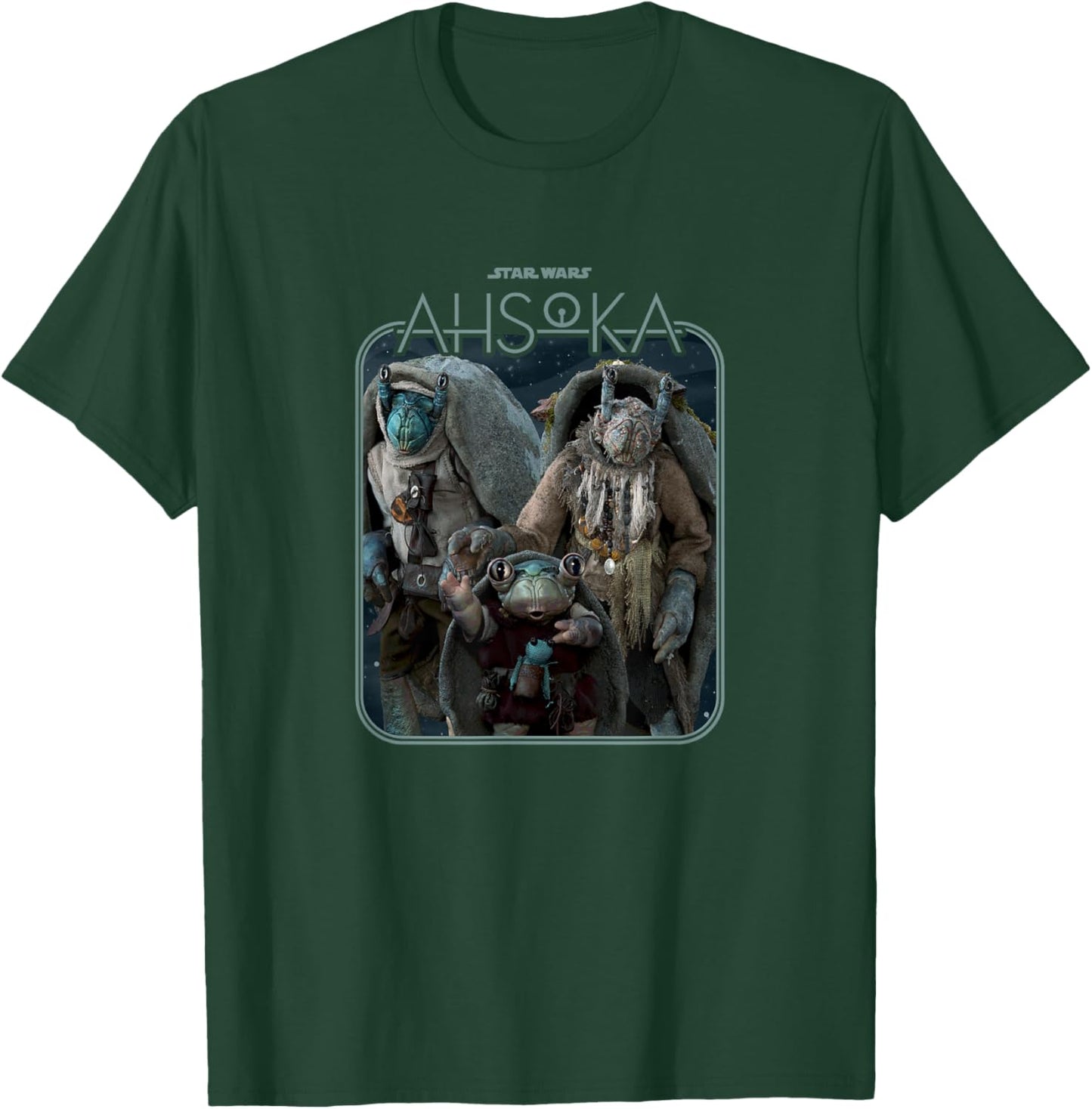 Star Wars: Ahsoka The Noti Group Shot Big Chest Portrait T-Shirt - T-Shirt | Forest