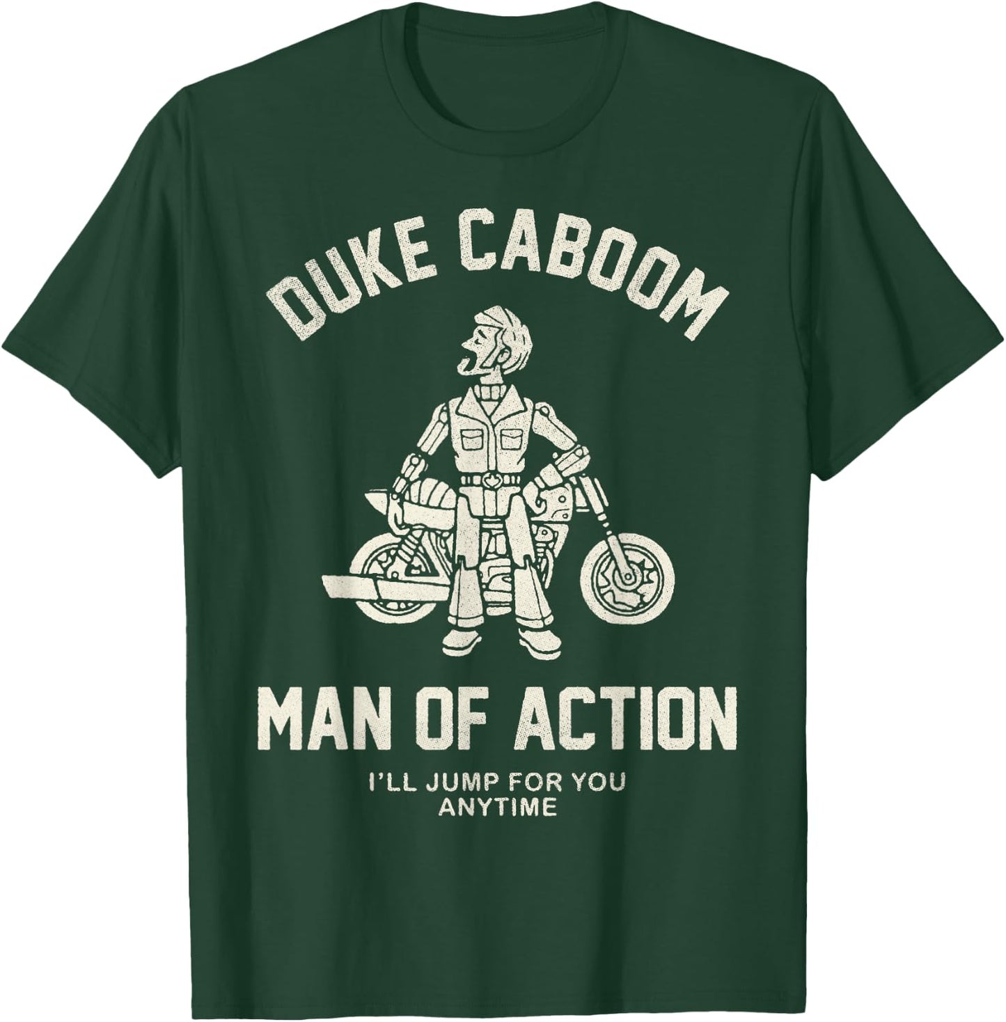Disney Pixar Toy Story Duke Caboom Man of Action T-Shirt - T-Shirt | Forest