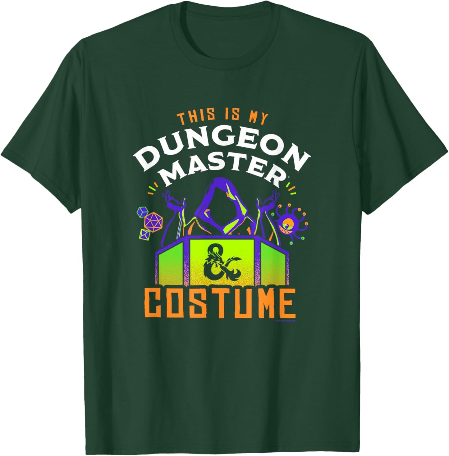 Dungeons & Dragons Halloween My Dungeon Master Costume T-Shirt - T-Shirt | Forest