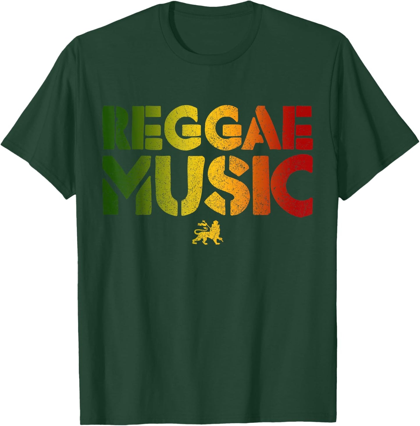 Reggae Music Rastafari Rasta Jamaica Gift T-Shirt - T-Shirt | Forest