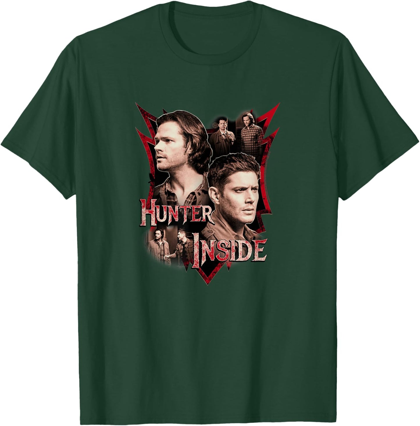 Supernatural Sam & Dean Hunter Inside T-Shirt - T-Shirt | Forest