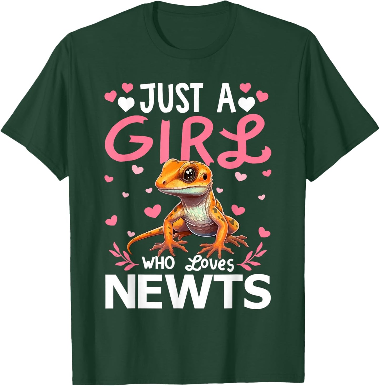 Newt Lover Just A Girl Who Loves Newts T-Shirt - T-Shirt | Forest